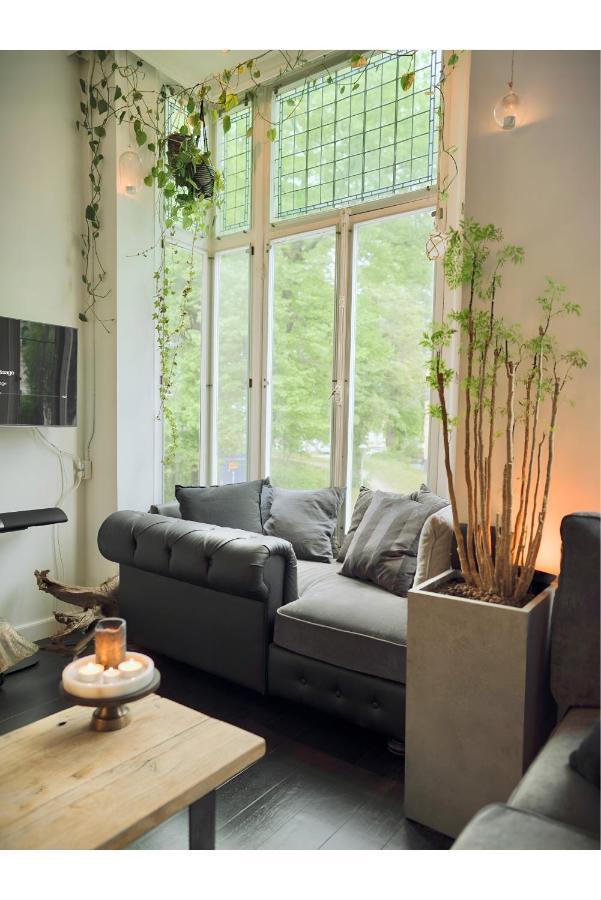 Lovely, 1898 Jugendstil Design Apartment, Old Haarlem City Centre, Fully Renovated With Parkview Near Amsterdam And Zandvoort, Bloemendaal Beach Eksteriør billede